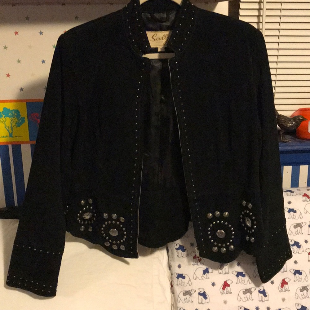Scully western wear leather jacket